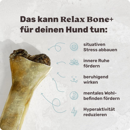 mammaly Relax Bone+ Kauknochen mit Kamille & Lavendel, 17 cm