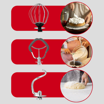 Lehmann Planetarische Küchenmaschine 2200W 5L – Rot