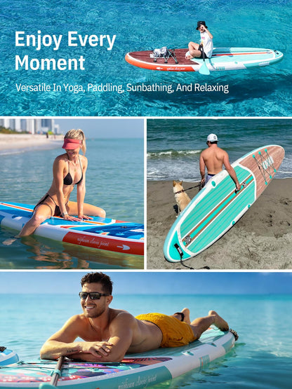 Niphean SUP Board 320 cm, aufblasbares Paddle Board mit Sitz, 200 kg