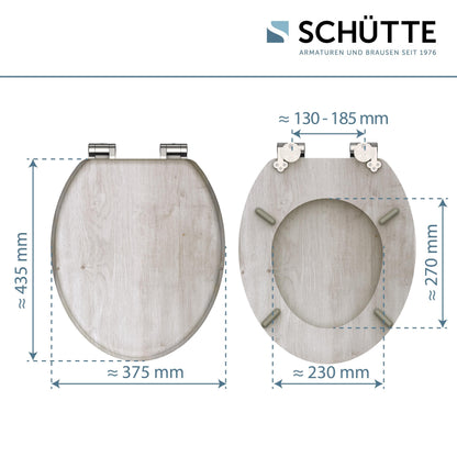 SCHÜTTE LIGHTWOOD WC-Sitz aus Holz mit Absenkautomatik