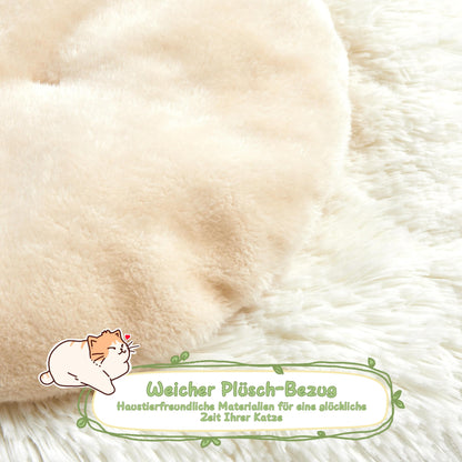 Yaheetech Katzenkratzbaum 75 cm Beige – für grosse Katzen