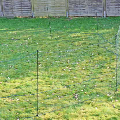 VOSS.farming Hühnernetz mit Durchgang 25m 125cm grün ohne Strom