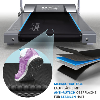 KINETIC SPORTS KST2700FX Klappbares Elektro-Laufband bis 10 km/h