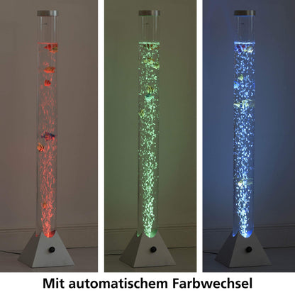 LeuchtenDirekt LED Wassersäule H120cm Kinderzimmer – RGB stahlfarben