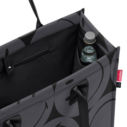 reisenthel Daily Shopper smiley grey – Einkaufstasche, 14 Liter