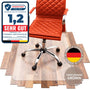 SCHMIEDWERK Bodenschutzmatte für Bürostuhl 120x120 cm milchweiss, quadratische Matte aus Polypropylen