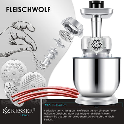 KESSER K-KM 3000 3-in-1 Universal Küchenmaschine - Multifunktion