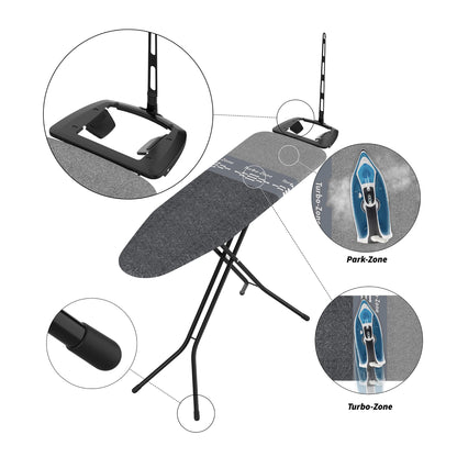 Rörets Dual Action Turbo & Park Zone Bügelbrett, 38x120 cm
