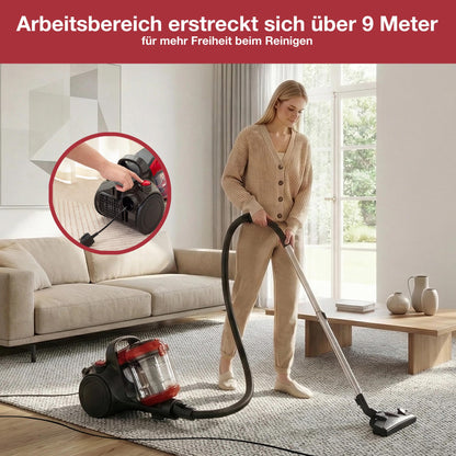Akitas C10 Parkett-Staubsauger beutellos mit Hartbodendüse