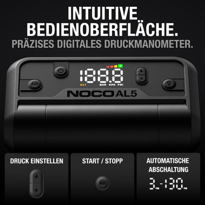 NOCO Air AL5 Akku-Luftpumpe – kabelloser Kompressor mit Display