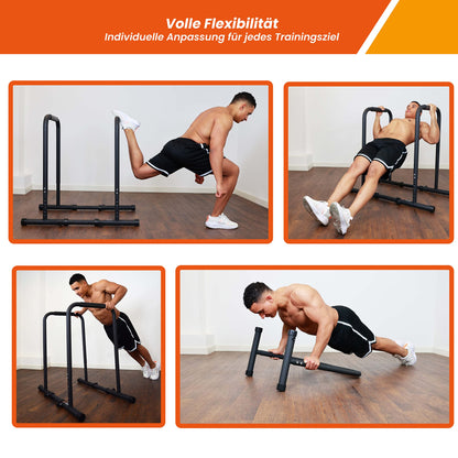 DH FitLife Dip Barren – Kraftstation verstellbar 80-100cm
