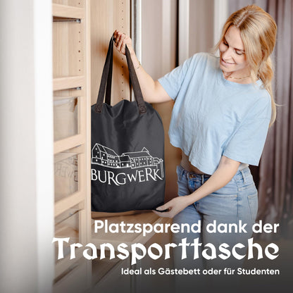 Burgwerk Luftbett selbstaufblasend 1 Person Gästebett 100x200