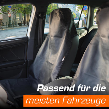 Upgrade4cars Autositzschoner Vordersitze aus Kunstleder, 2er-Set