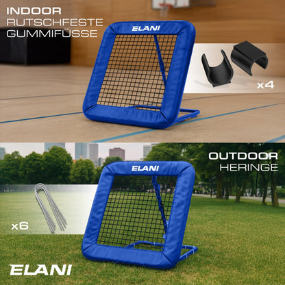 ELANI Rebounder 1x1m Fussball - Training mit Schutzrand