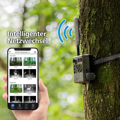 ZEISS Secacam 3 60° 4G Wildkamera mit SIM-Karte und 32 GB Speicher