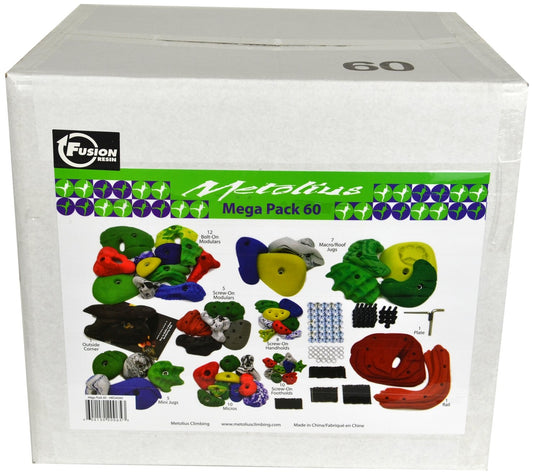 Metolius PU Mega Pack Klettergriffe Set - 60 Stück