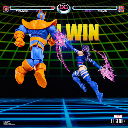 Marvel Legends Gamerverse Psylocke vs Thanos Sammelfiguren Violett