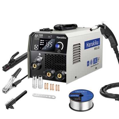 Harukiku 135A Fülldraht Schweissgerät 3-in-1 Ohne Gas Synergisch
