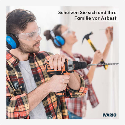 IVARIO Asbest-Test Hausstaub - Raumluft Asbestfasern Analyse