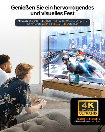 NOVOO USB C Docking Station 14-in-1 - 4 Monitore 100W PD