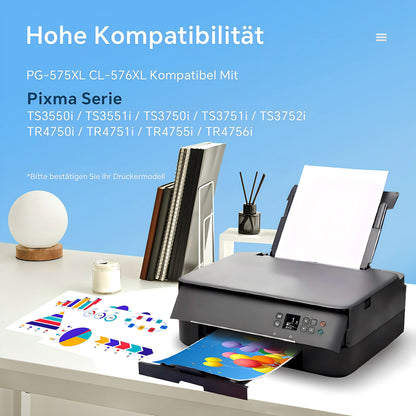 Cebhink PG-575 CL-576 XL Tintenpatronen kompatibel für Canon Pixma