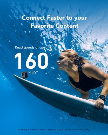 Lexar Blue microSDXC Speicherkarte 1TB – 160MB/s Lesen