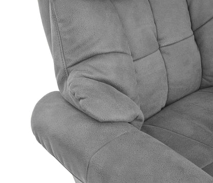 MCA Relaxsessel Calgary 2 – Stoff hellgrau/naturbraun