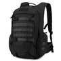 Mardingtop Taktischer Rucksack 35L Trekkingrucksack Outdoor, schwarz, mit MOLLE-System und Kompressionsbändern