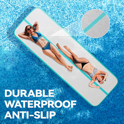 Airtrack Tumblingmatte Aufblasbar 2M x 10cm – inkl. Luftpumpe
