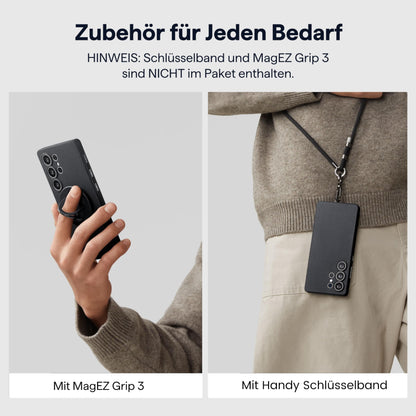 pitaka Samsung Galaxy S25 Ultra Aramid Schutzhülle - Schwarz/Grau