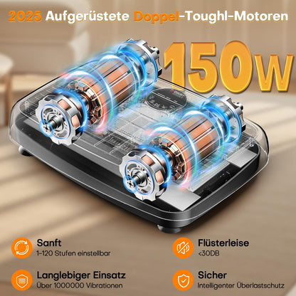 MOSUNY Vibrationsplatte 2025 – Doppelmotoren Heimtraining