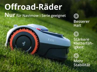 Navimow Offroad-Räder für Mähroboter i105E/i108E - Steigungsoptimiert