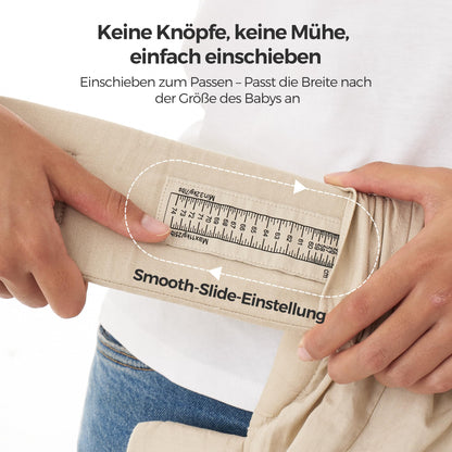 Momcozy Ergonomische Babytrage Neugeborene 3-11 kg - Khaki