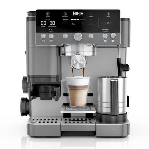 Ninja Luxe Premier 3-in-1 Kaffeemaschine - Grau-Metall ES601EUGM