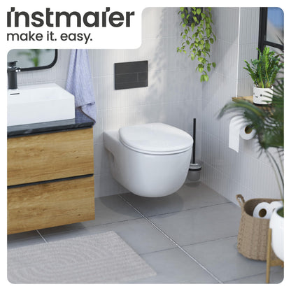 instmaier Alma WC-Sitz mit Absenkautomatik - Oval, Weiss