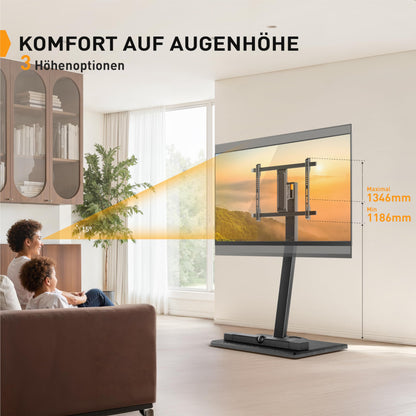 Perlegear TV Ständer Rollbar für Fernseher - 30-70 Zoll