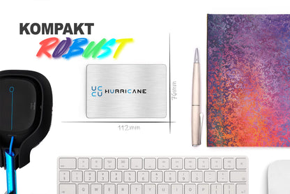 HURRICANE MD25C3 Externe Festplatte 1TB USB-C - Silber