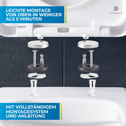 DOMBACH WC-Sitz ET-A480 mit Absenkautomatik, abnehmbar, weiss