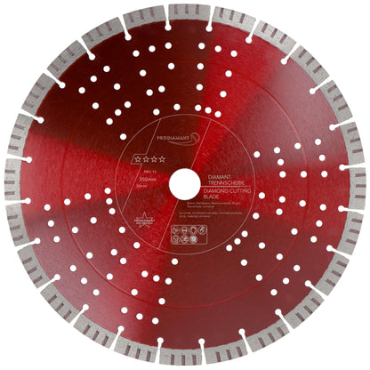 PRODIAMANT Turbo Diamant-Trennscheibe Beton 350x30mm