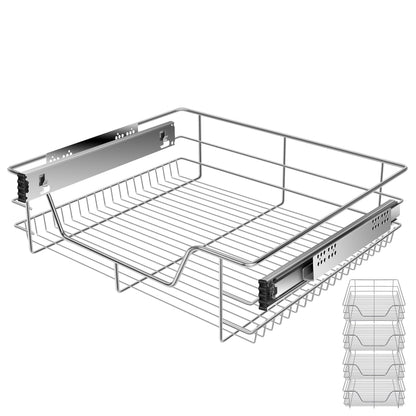 KESSER® Teleskopschublade Vollauszug – 4er Set 60 cm