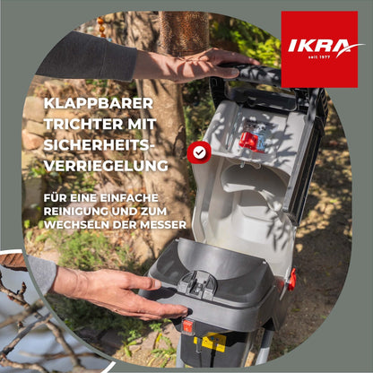IKRA Elektro-Messerhäcksler IMH 2800 mit 45 l Fangsack, 2800 W