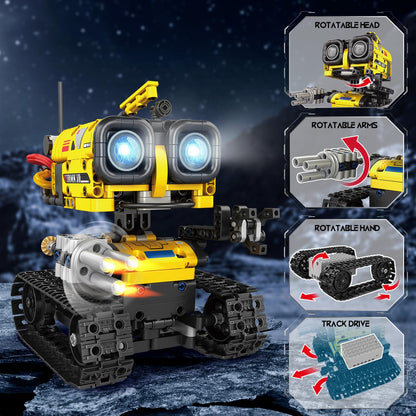 CUBIMANA Technik Roboter Bauspielzeug 5 in 1 mit App & Fernsteuerung