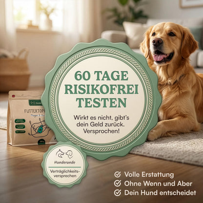 Hunderunde Gras & Kotfressen Pulver Futtertopping Magen & Darm 250 g