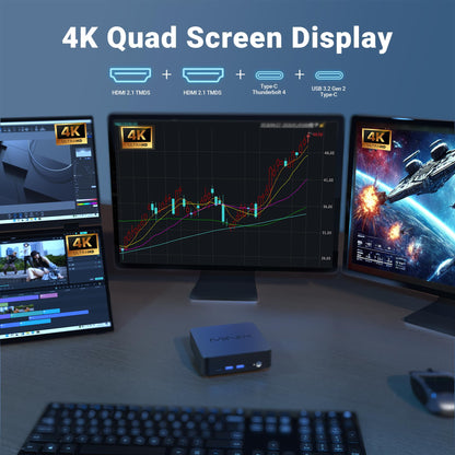 MINIX NGC N512 Mini PC – Win 11 Pro, i5-12600H, 16GB/512GB