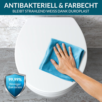 BenaVita Premium WC Sitzerhöhung 5 cm - Duroplast Absenkautomatik