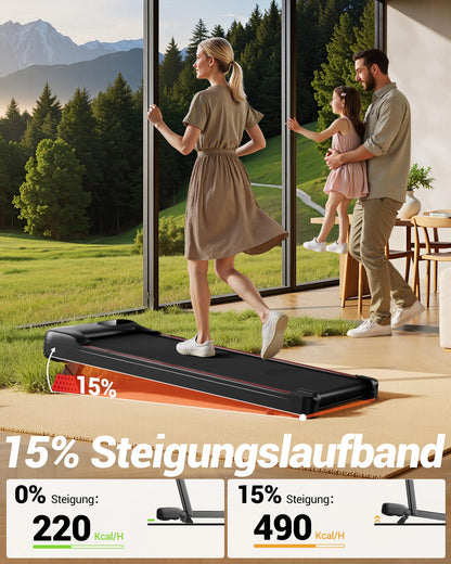 CURSOR Walking Pad 15% Steigung – Laufband für Zuhause