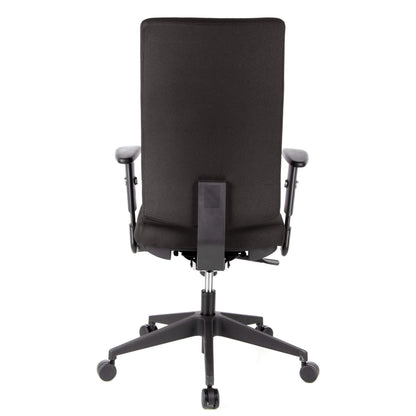 hjh OFFICE PRO-TEC 300 Profi Bürodrehstuhl Stoff Schwarz