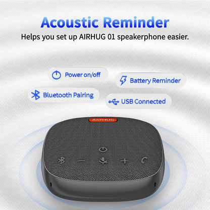 AIRHUG 01 Bluetooth Konferenzlautsprecher mit Mikrofon, USB-C