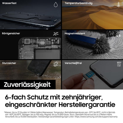 Samsung EVO Select 2024 microSD-Karte 256 GB mit SD-Adapter