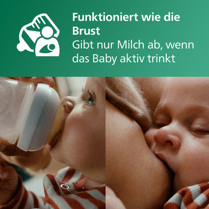 Philips AVENT Natural Response Glas Babyflaschen Geschenkset Neugeborene